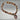 Vintage Brown Natural Stone Necklace with Sterling Pendant