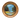 Round Impressionist Oil on Board Landscape Painting