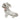 White Spaghetti Schnauzer Ceramic Dog Figurine Statue Made in Italy