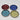 Enamel on Aluminum Bridge Coasters by Cathrineholm