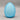 Murano Barovier & Toso Artistico Veneziano Pale Blue Satin Glass Egg