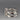 Vintage Sterling Silver CZ Ring - Size 9.5