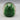 Vintage Green and Crystal Controlled Bubble Paperweight