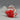 Ruby and Crystal Controlled Bubble Fish-Form Figural Paperweight