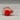 Ruby and Crystal Controlled Bubble Fish-Form Figural Paperweight