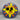 Glazed Porcelain Sun Face Plaque