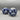 Pair Blue and White Chinese Porcelain Ginger Jar
