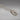 Vintage Sterling Silver and Rhinestone Wishbone Necklace