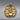 Vintage Lisner Gold Tone Faux Rope Pendant