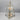 Glass and Brass 3 Tiered Obelisk Curio Case For Miniature Collectibles Sold with Shells
