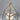 Glass and Brass 3 Tiered Obelisk Curio Case For Miniature Collectibles Sold with Shells
