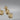 14K Gold Beach Themed Dangle Earrings