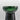 Antique Emerald Green Glass Hyacinth Vase