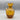 Hand-Blown Amber Crackle Glass Jug