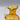 Hand-Blown Amber Crackle Glass Jug