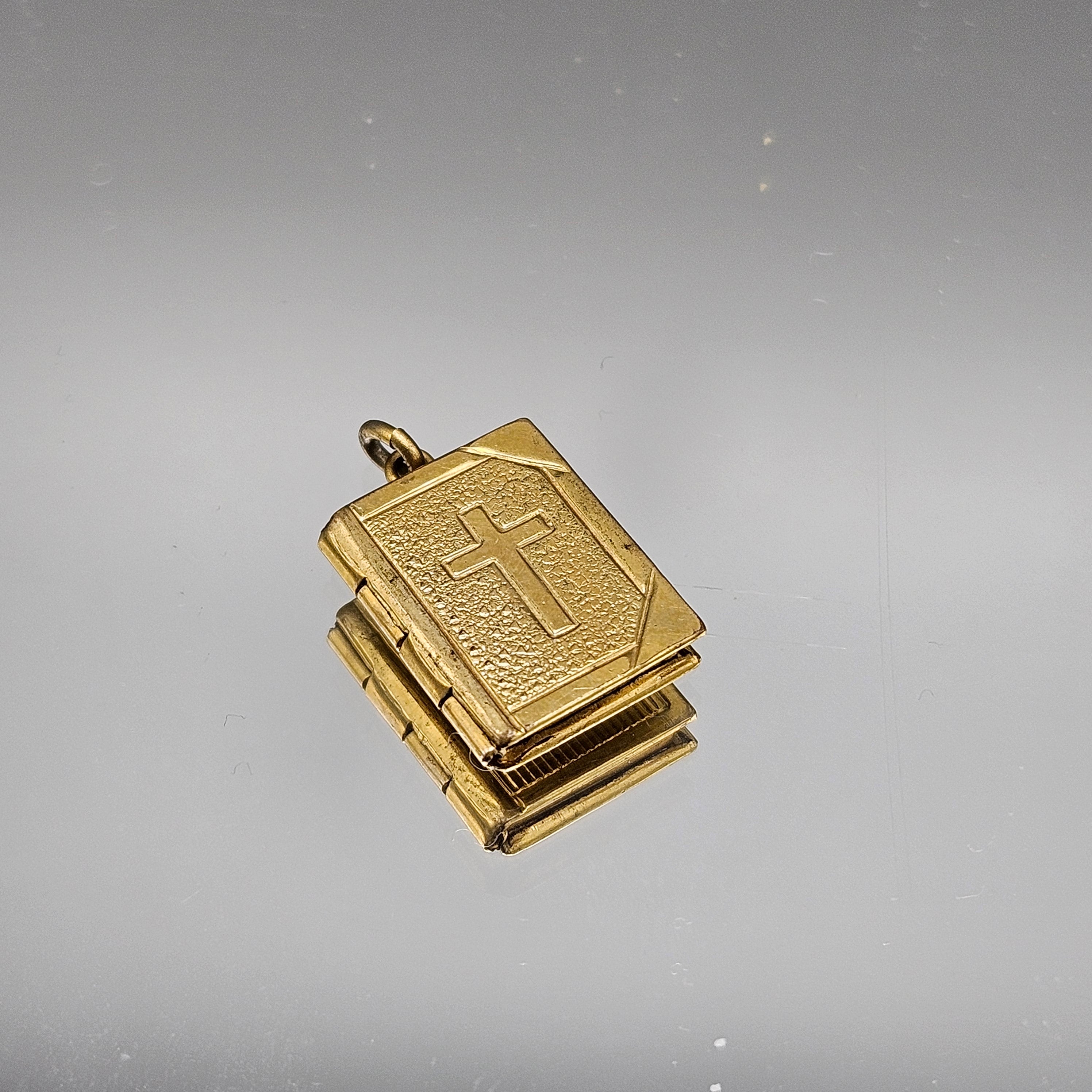 Vintage Lord's Prayer Bible Locket | Authenticated Estate Treasure at ...