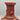Pair of Vintage Red Lacquered Cinnabar Style Vases