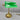 Vintage Bankers Desk Lamp with Emeralite Style Glass Shade