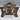 Antique Brass Art Nouveau Expandable Book Rack with Owl