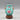 Chinese Famille Vert Miniature Porcelain Vase and Stand
