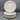 Pair Villeroy & Boch Porcelain Tipo White Dinner Plates - Set of Eight