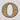Antique Brass Sign Letter "O"