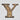 Antique Brass Sign Letter "Y"
