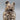 Silver Coated Sitting Bear Figurine