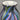 Mid-Century Peacock Feather Striped Cased Glass Vase