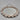 Vintage Silver Floral Repoussé Round Hanging Mirror