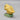Antique Chinese Yellow-Glazed Porcelain Goose Figurine