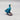 Antique Chinese Blue-Glazed Porcelain Duck Figurine