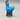 Antique Chinese Blue-Glazed Porcelain Rooster Figurine