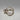 Vintage Pandora Sterling Silver Heart Charm Ring - Size 7
