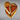 Vintage Glass Heart Pin