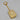 Vintage Brass Swissair Music Box Keychain