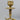 Pair Vintage Brass Swan Grotesque Candlesticks