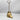 Antique Fox Head Brass Door Stop with Handle