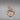 Sterling Silver Rose Gold Vermeil Solitaire Ring - Size 8