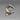 Vintage Sterling Silver Chunky Green Cocktail Ring - Size 9