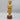 Vintage Thai Carved Gilt Wood Disciple with Bowl Figurine