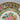 Chinese Export Porcelain Famille Rose Thousand Butterflies Plate with Gold Ground Rim