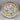 Chinese Export Porcelain Famille Rose Plate with Court Scene with Gold Highlights