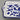 Italian Faience Blue and White Pottery Tray