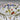CACF Faenza Italian Faience Three- Part Serving Bowl