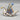 Antique Desvres Rouen French Faience Seagull Form Open Salt with Coat of Arms