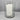 Engraved Glass Hurricane Shade with Pillar Candle