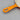Vintage Le Creuset #16 Flame Red-Orange Enamel Cast Iron Small Skillet Pan