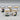 Antique HB Quimper French Liquor or Demitasse Cups - Set of Five
