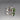 Sterling Silver Stunning Green Ring - Size 9